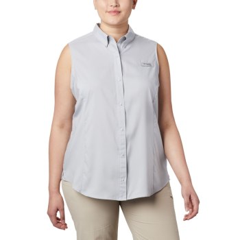 Columbia Overhemd Dames, PFG Tamiami Sleeveless Plus Size Grijs, 27XCKJMOA